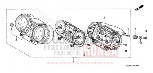 COMPTEUR (CB1300S/SA) CB1300SA5 de 2005